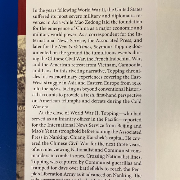 On the Front Lines of the Cold War (hardcover) by Seymour Topping - Picture 3 of 14